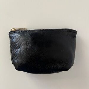 HOBO International small black pouch. Pebbled, soft leather. Excellent shape.